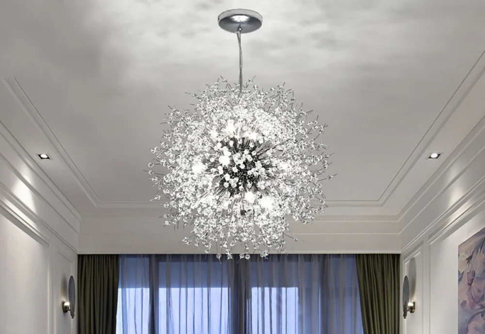 globe style chandelier